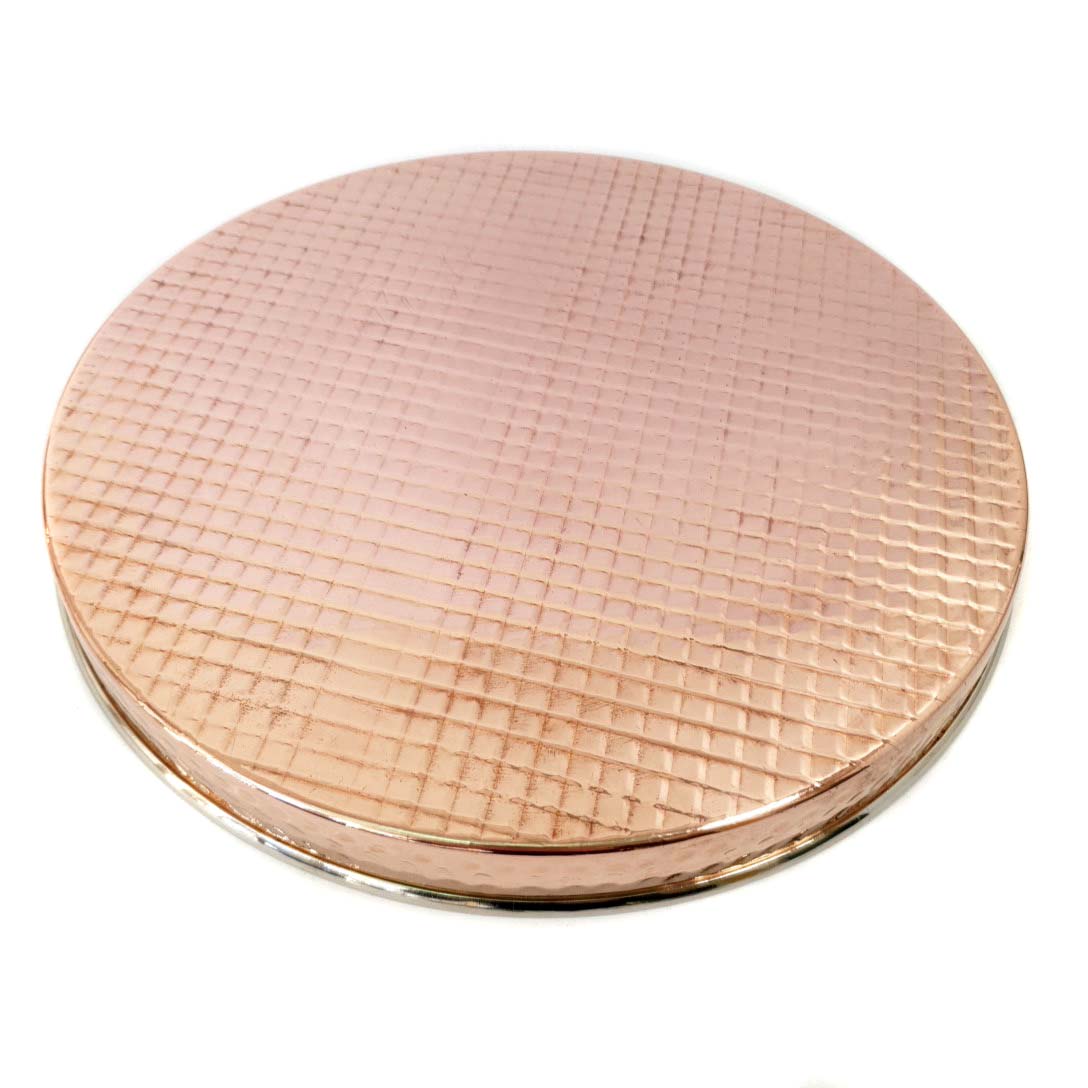 Bandeja De Cobre Interior Niquelado