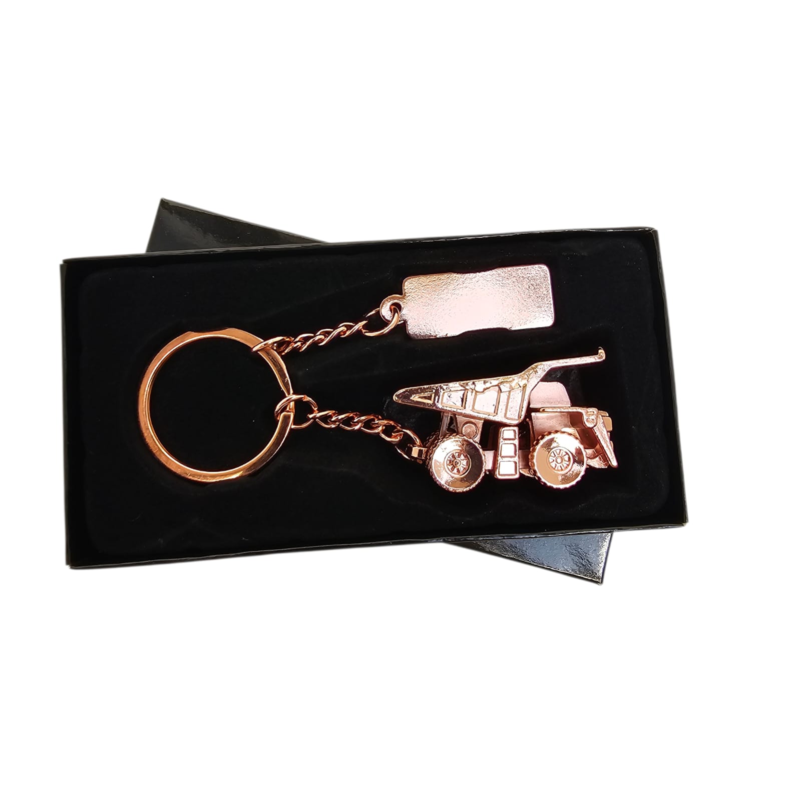 Llavero Camión Minero 3D Cobrizado | Regalo Minero Original